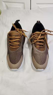 AIC 270 Men's Breathable Mesh Running Shoes Brown EU 41/US 8